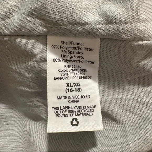 Time and Tru Gray Snakeskin Dress - Picture 12 of 13